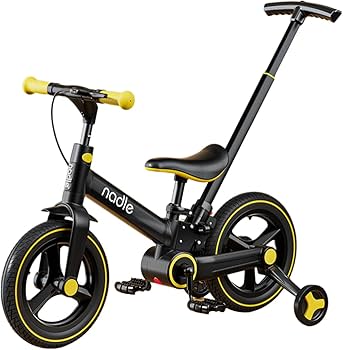 幼児用自転車 ブラックとグリーン　12インチ 9d2876ef4c3c8b9f7b812ad6243b00